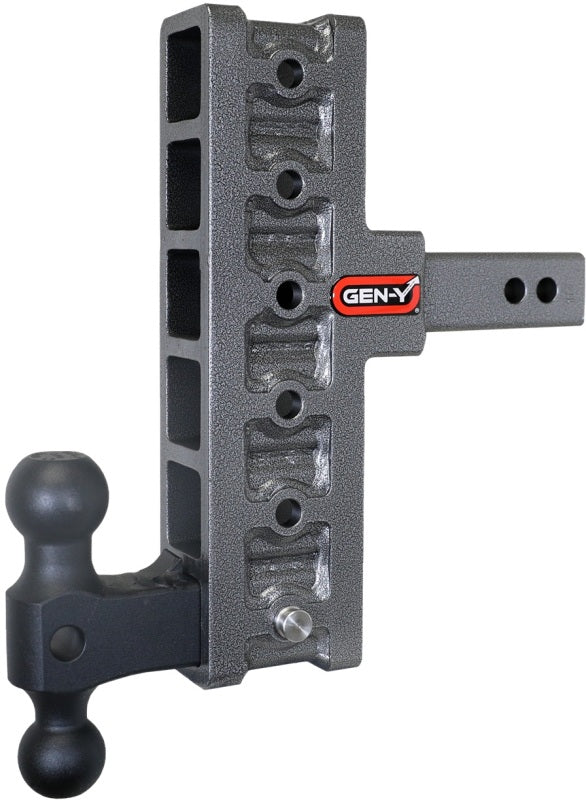 Gen-Y Mega Duty 2in Shank 7.5in Offset Drop 2K TW 16K Hitch w/GH-051 Dual-Ball