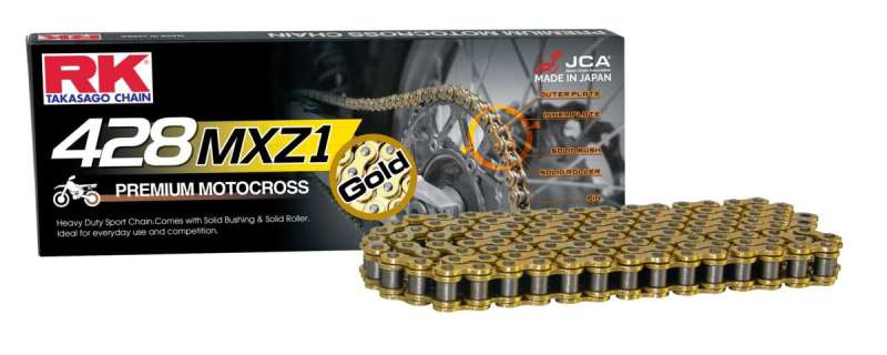 RK Chain GB428MXZ1-134L - Gold – trumotorsports