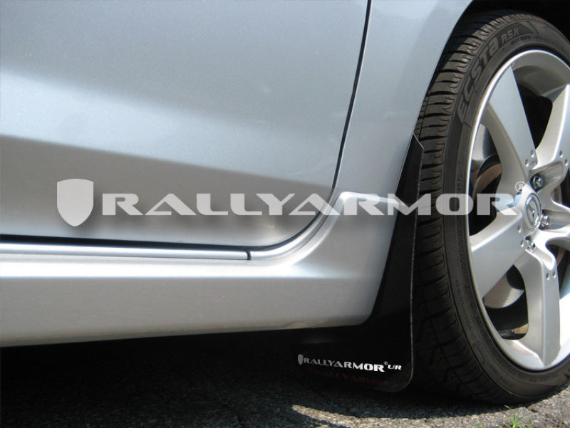 Rally Armor 04-09 Mazda3/Speed3 Red UR Mud Flap w/ White Logo