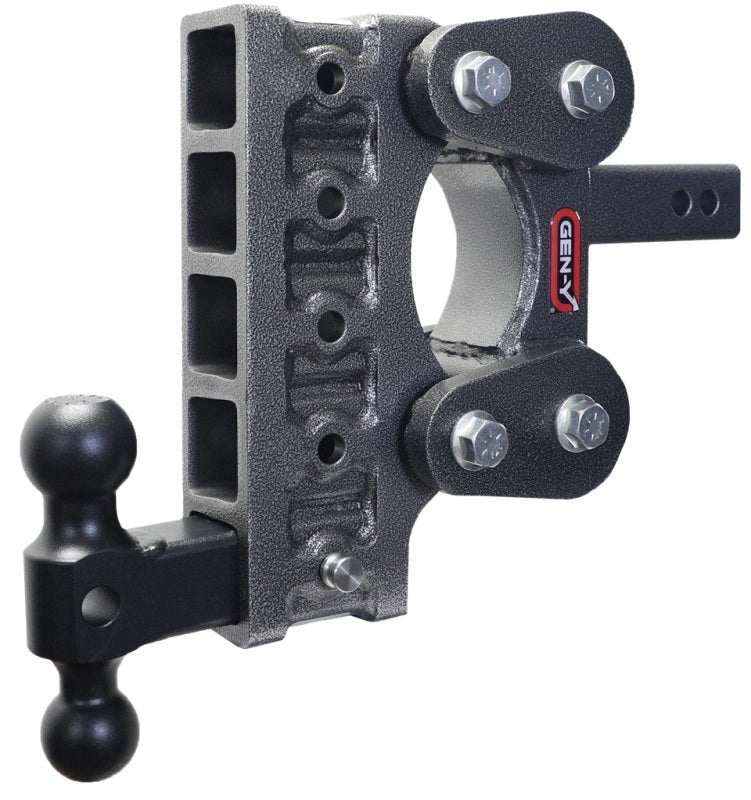 Gen-Y The Boss Torsion-Flex 2in Shank 7.5in Drop 1.1K TW 10K Hitch w/GH-031 Dual-Ball
