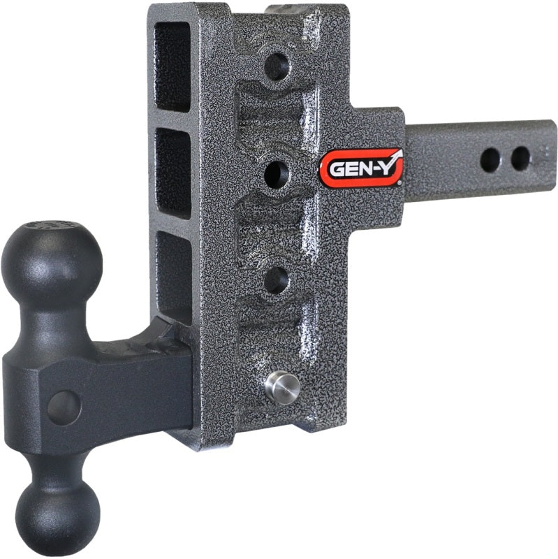 Gen-Y Mega Duty 2in Shank 5in Offset Drop 2K TW 16K Hitch w/GH-051 Dual-Ball