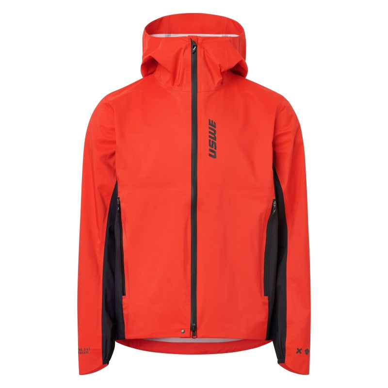 USWE Waterproof MTB Jacket Flame Red - XL