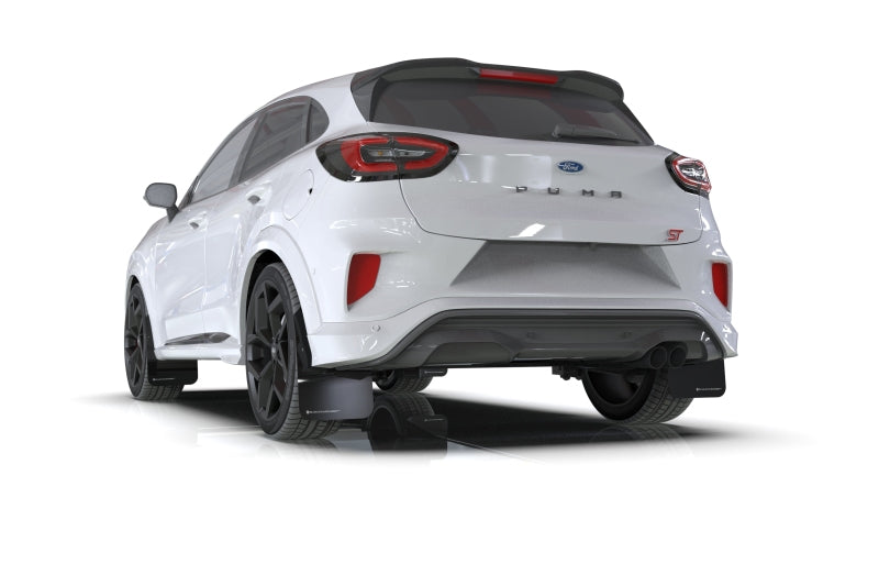 Rally Armor 20-25 Ford Puma ST Black Mud Flap w/Grey Logo