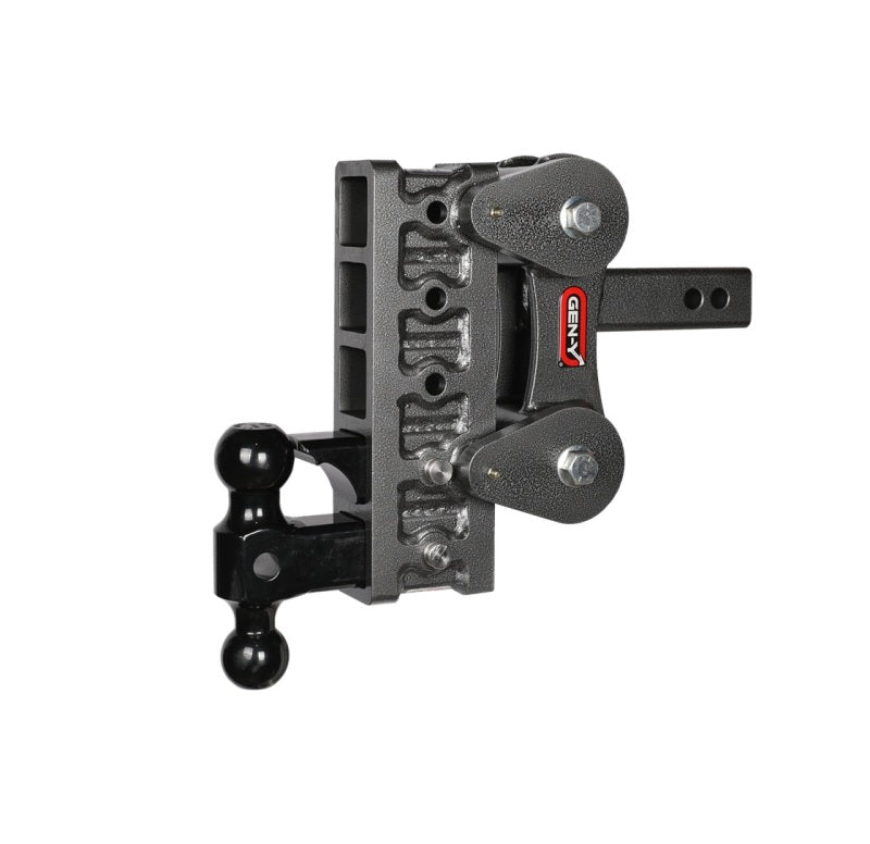 Gen-Y The Boss Torsion-Flex 2in Shank 7.5in Drop 10K Hitch w/GH-031 Dual-Ball/GH-032 Pintle Lock
