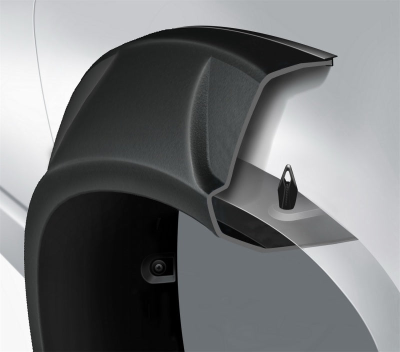 Bushwacker 19-22 Ram 1500 (Excl. Rebel/TRX) 76.3 & 67.4in Bed DRT Style Flares 4pc - Blk / Smooth