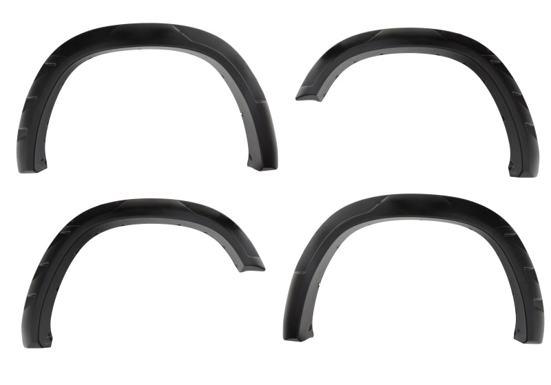 Bushwacker 19-22 Ram 1500 (Excl. Rebel/TRX) 76.3 & 67.4in Bed DRT Style Flares 4pc - Blk / Smooth