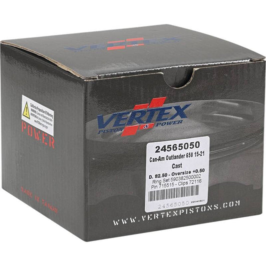 Vertex Piston 04-05 Can-Am Outlander 330 2x4 330cc +0.50mm Oversized Cast Replica Piston Kit