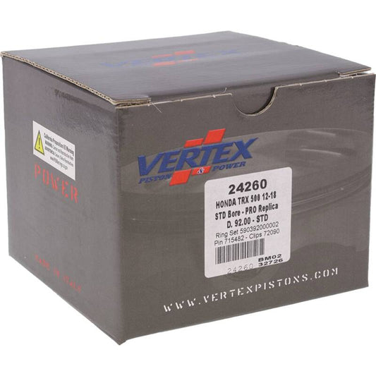 Vertex Piston 15-23 Honda Pioneer 500 500cc Forged Replica Piston Kit