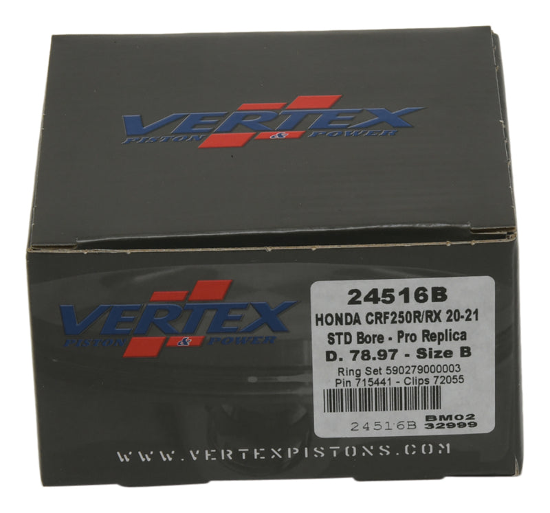 Vertex Piston 20-21 Honda CRF 250 R 250cc Forged Replica Piston Kit