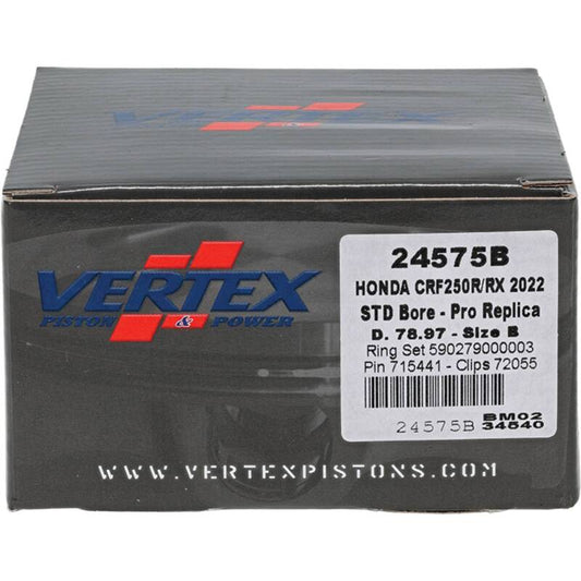 Vertex Piston 22-24 Honda CRF 250 R 250cc Forged Replica Piston Kit