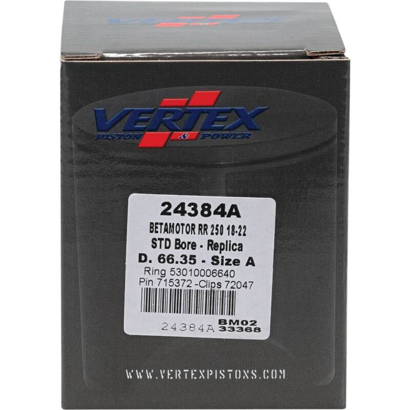 Vertex Piston 18-24 Beta RR 2T 250 250cc Cast Replica Piston Kit