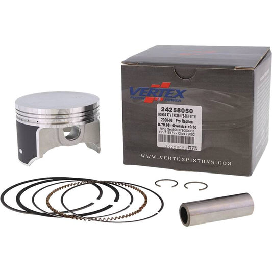 Vertex Pistons  00-06 TRX 350 FE/00-06 TRX 350 FM/00-06 TRX 350 TE Forged Replica Piston Kit