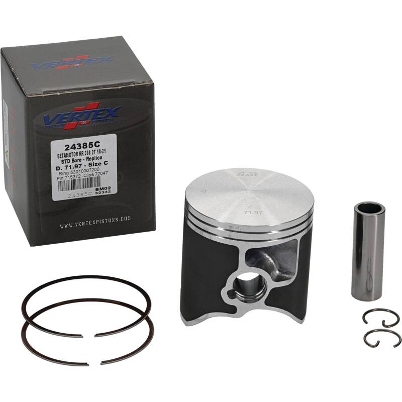 Vertex Piston 18-21 Beta RR 2T 300 300cc Cast Replica Piston Kit