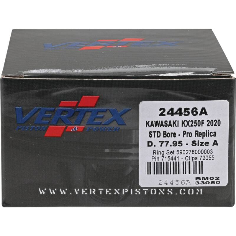 Vertex Piston 2020 Kawasaki KX 250 F 250cc Forged Replica Piston Kit