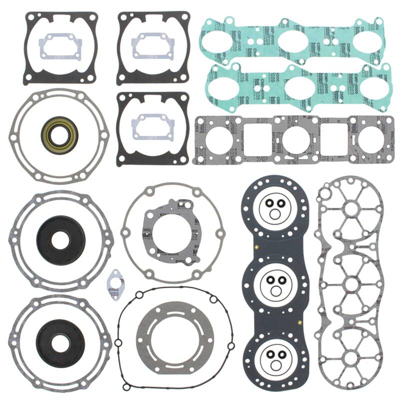 Vertex Pistons 00-02 GP 1200 Wave Runner/99-00 XL 1200 Wave Runner Complete Gasket Kit w/ Seals