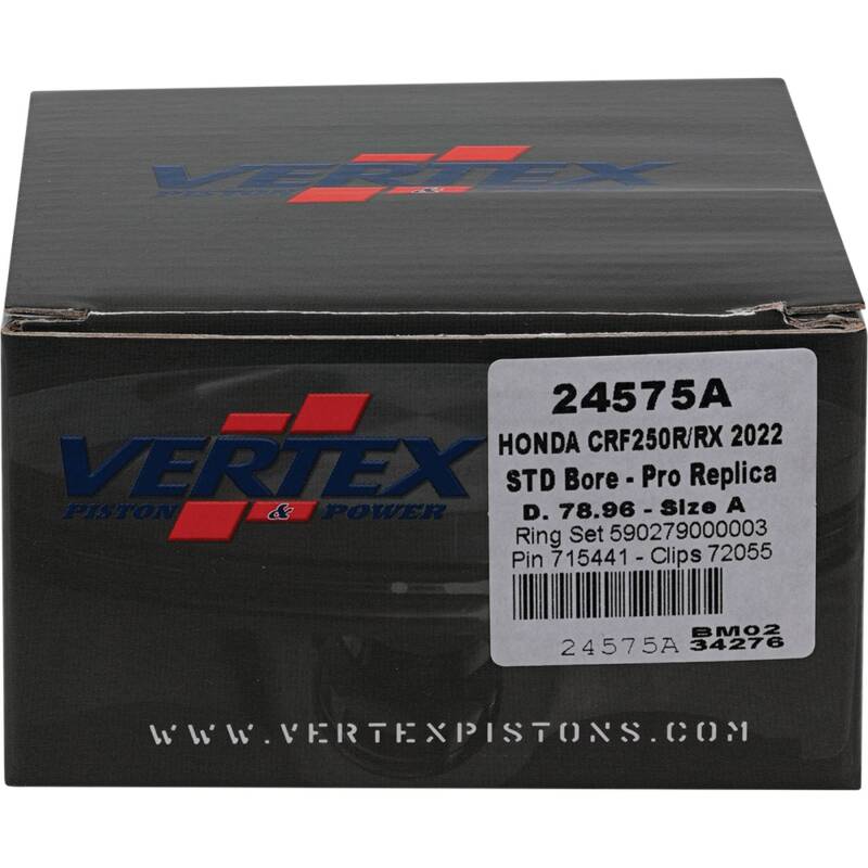 Vertex Piston 22-24 Honda CRF 250 R 250cc Forged Replica Piston Kit