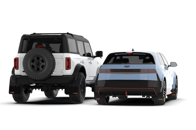 Rally Armor 21-25 Ford Bronco RB-PL Running Board-Plastic Rear Bumper BCE Logo
