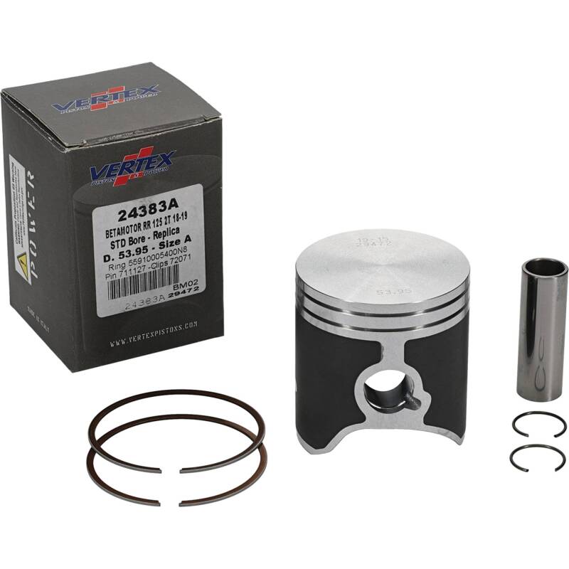 Vertex Piston 18-24 Beta RR 2T 125 125cc Cast Replica Piston Kit