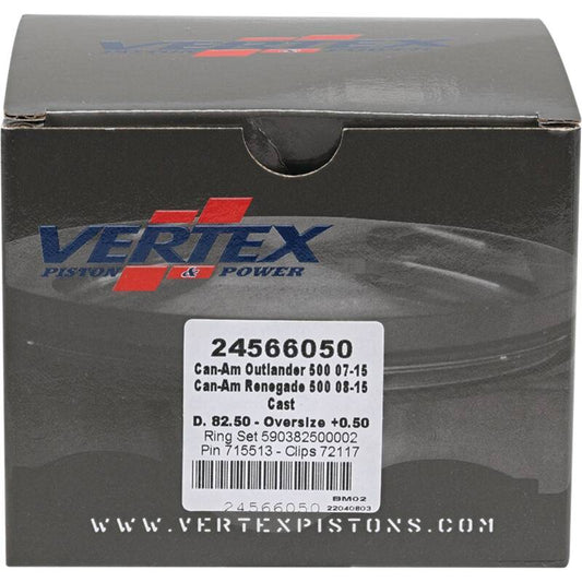 Vertex Piston 07-15 Can-Am Outlander 500 4x4 500cc +0.50mm Oversized Cast Replica Piston Kit