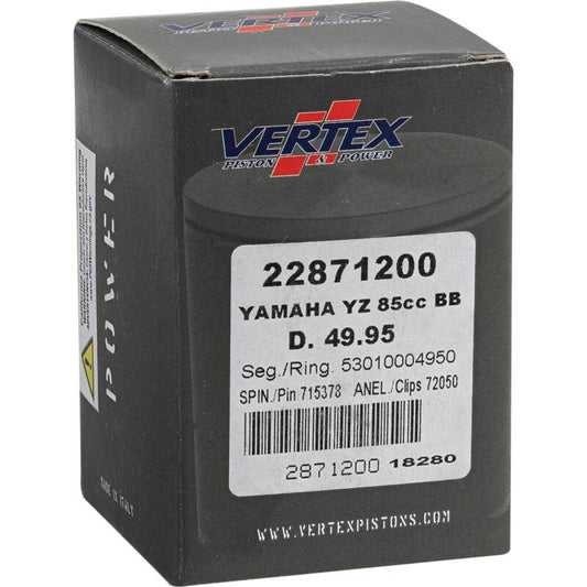 Vertex Piston 02-18 Yamaha YZ 85 85cc +2mm Cast Big Bore Piston Kit 92cc.