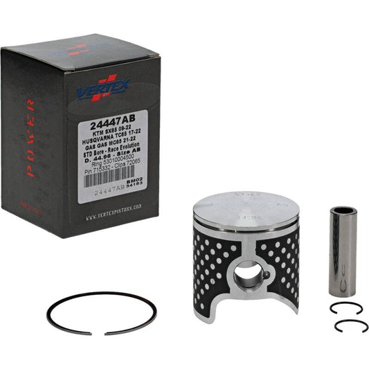 Vertex Piston 09-24 KTM 65 SX 65cc Cast Race Evolution Piston Kit