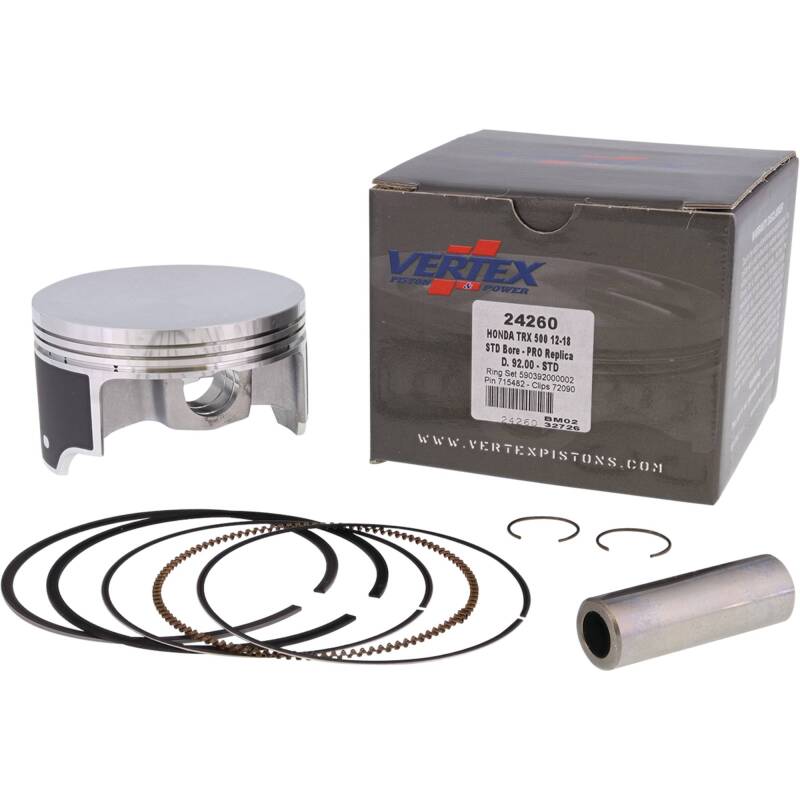 Vertex Piston 15-23 Honda Pioneer 500 500cc Forged Replica Piston Kit