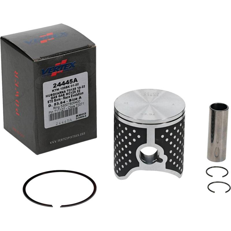 Vertex Piston 01-24 KTM 125 SX 125cc Cast Race Evolution Piston Kit