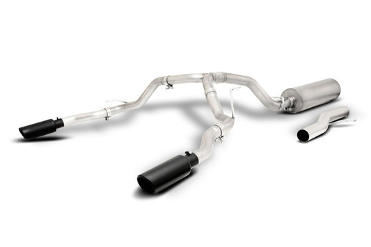 Gibson 21-23 GMC Yukon XL Denali/Chevrolet Suburban 6.2L 2/4wd Black Elite Cat-Back Exhaust