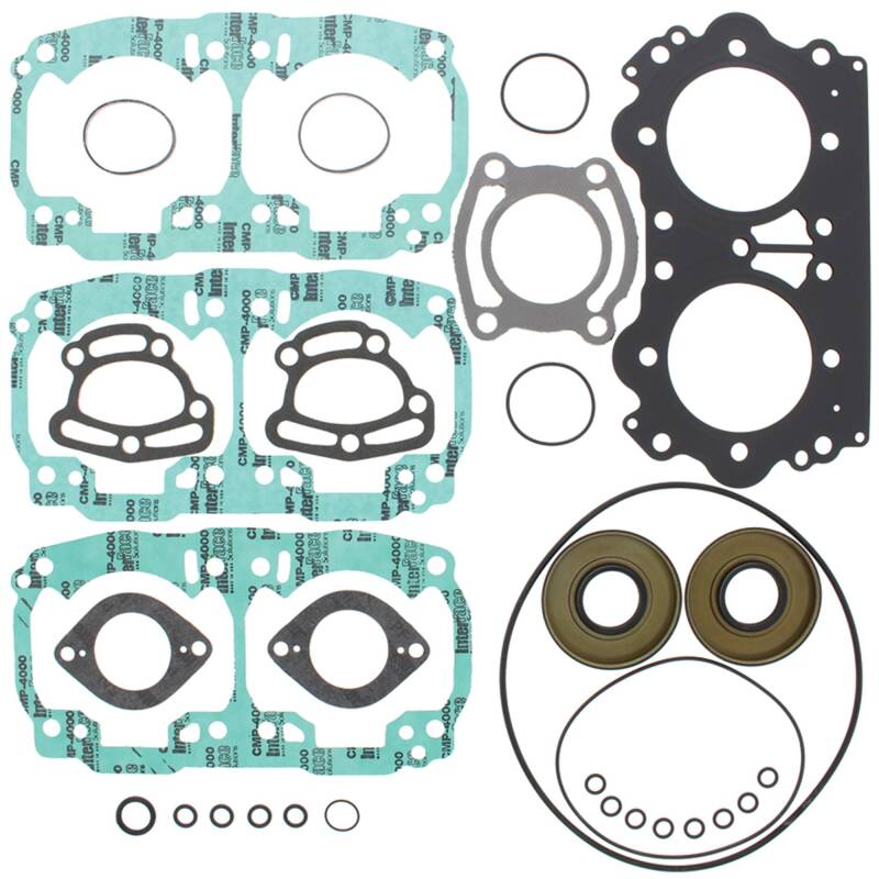 Vertex Pistons 1998 GSX LTD 950cc/2000 GTX 950cc Complete Gasket Kit w/ Seals