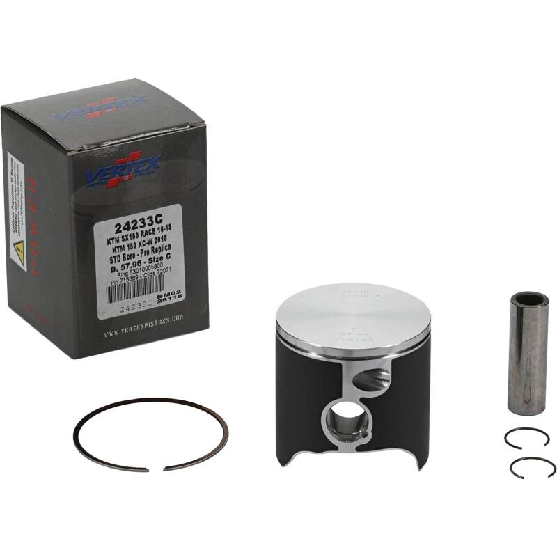 Vertex Piston 16-22 KTM 150 SX 150cc Cast Race Piston Kit