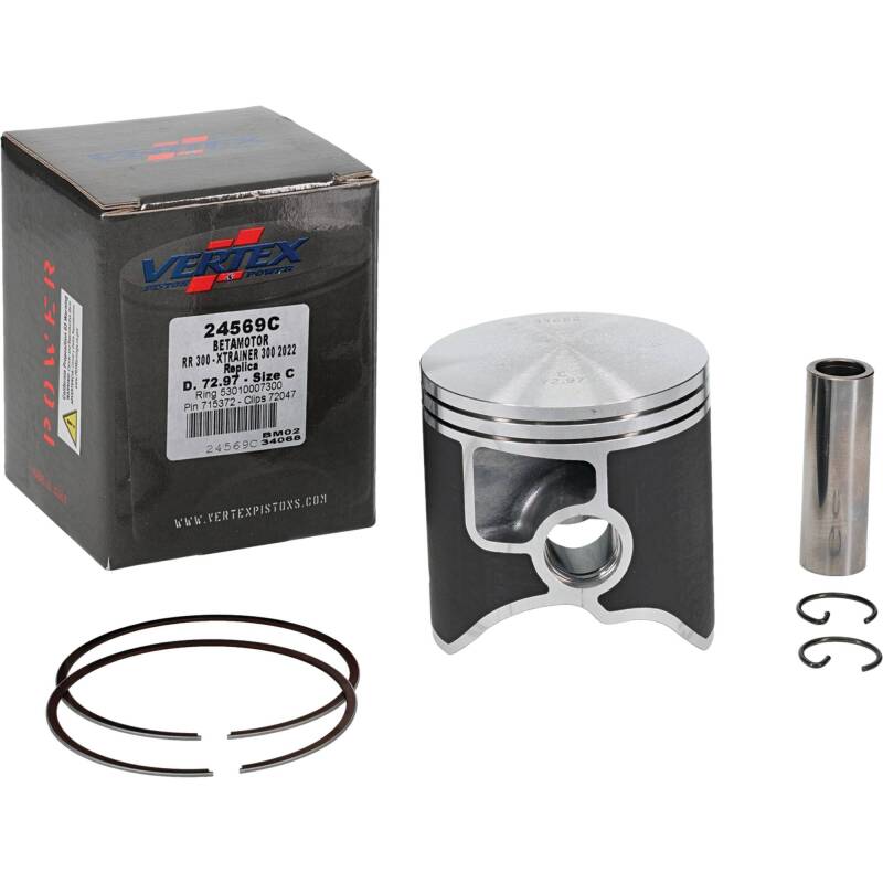 Vertex Piston 22-24 Beta RR 2T 300 300cc Cast Replica Piston Kit