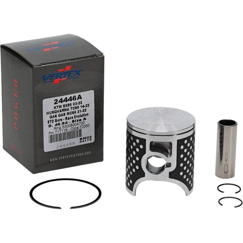 Vertex Piston 03-24 KTM 85 SX 85cc Cast Race Evolution Piston Kit