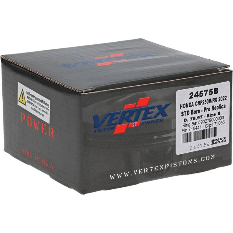 Vertex Piston 22-24 Honda CRF 250 R 250cc Forged Replica Piston Kit