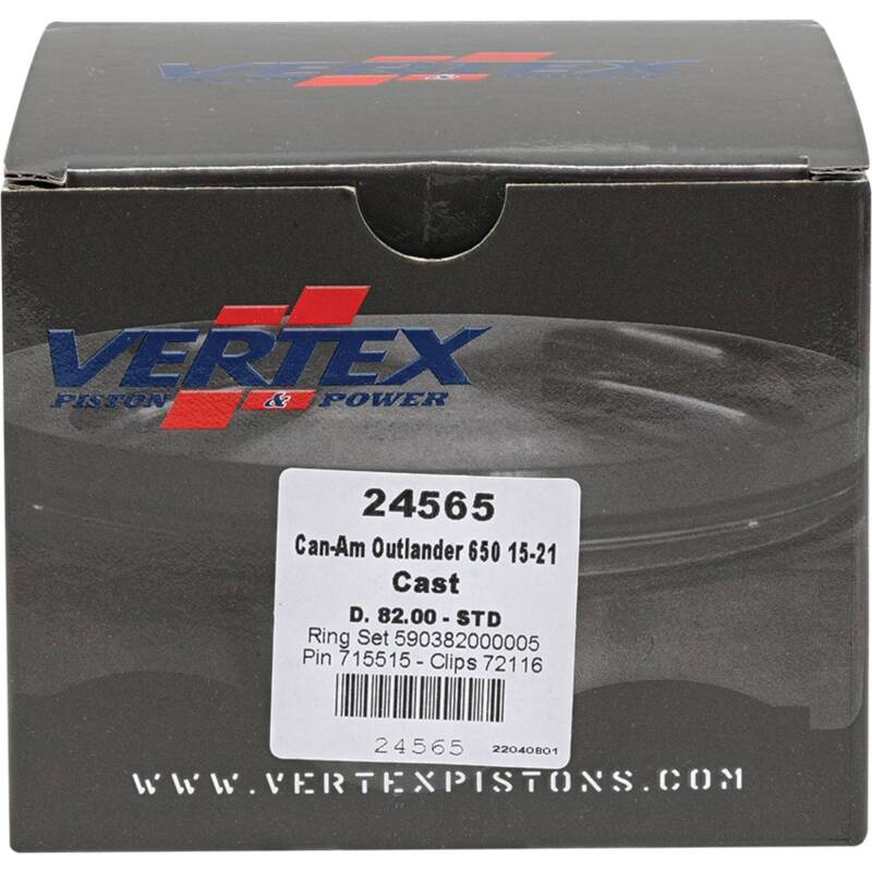 Vertex Piston 04-05 Can-Am Outlander 330 2x4 330cc Cast Replica Piston Kit