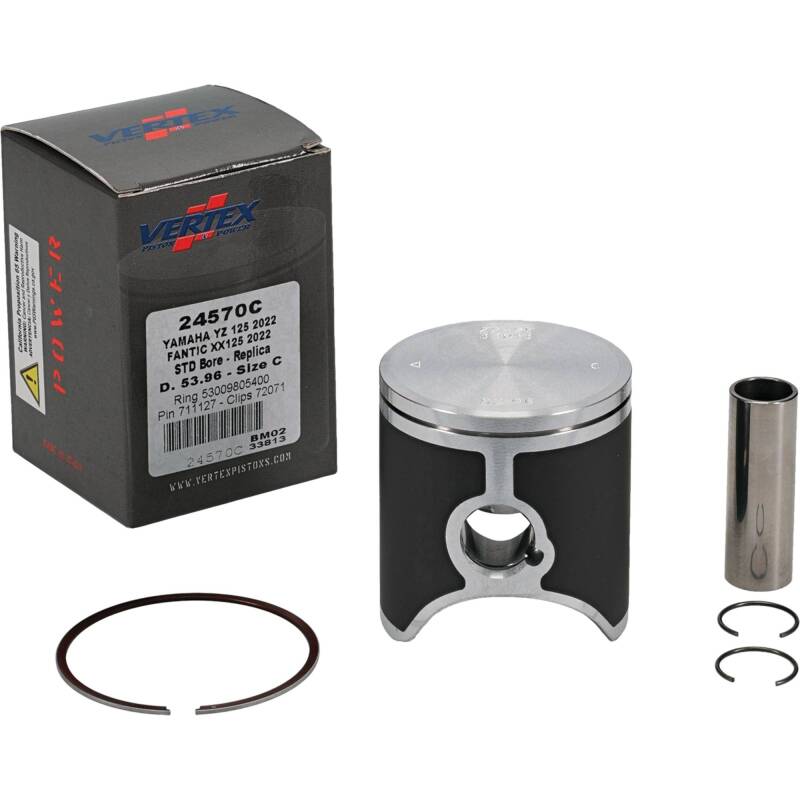 Vertex Piston 2023 Fantic Motor XE 125 125cc Cast Replica Piston Kit