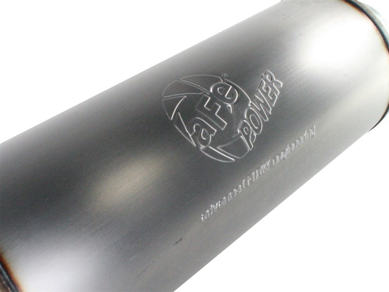 aFe MACHForce XP Exhausts Mufflers SS-409 EXH Muffler 5 ID In/Out 8 Dia