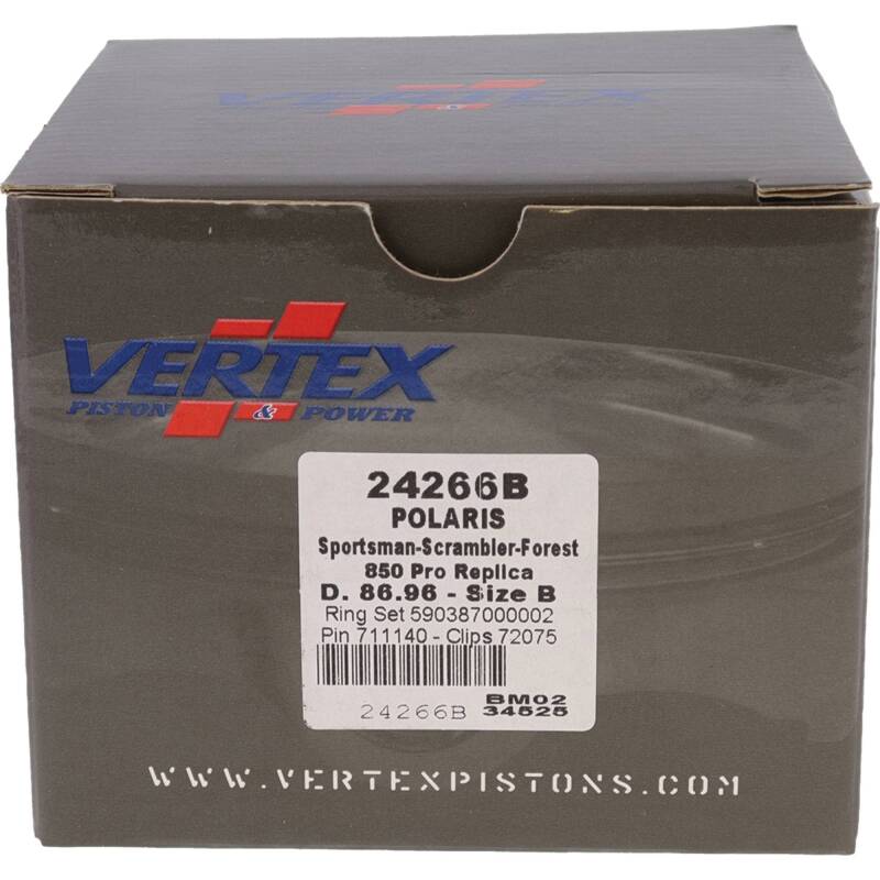 Vertex Piston 13-22 Polaris Scrambler 850 850cc Forged Replica Piston Kit