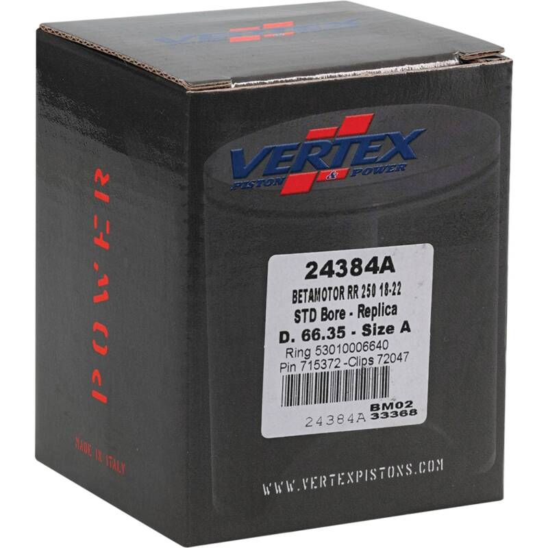 Vertex Piston 18-24 Beta RR 2T 250 250cc Cast Replica Piston Kit