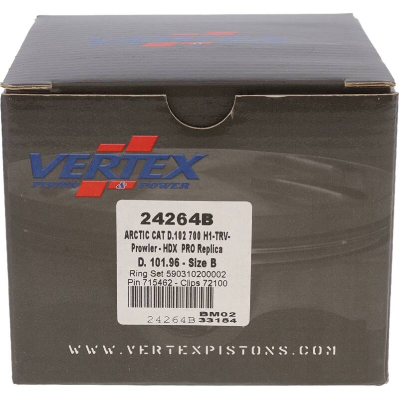 Vertex Piston 08-11 Arctic Cat 700 H1 EFI 700cc Forged Replica Piston Kit