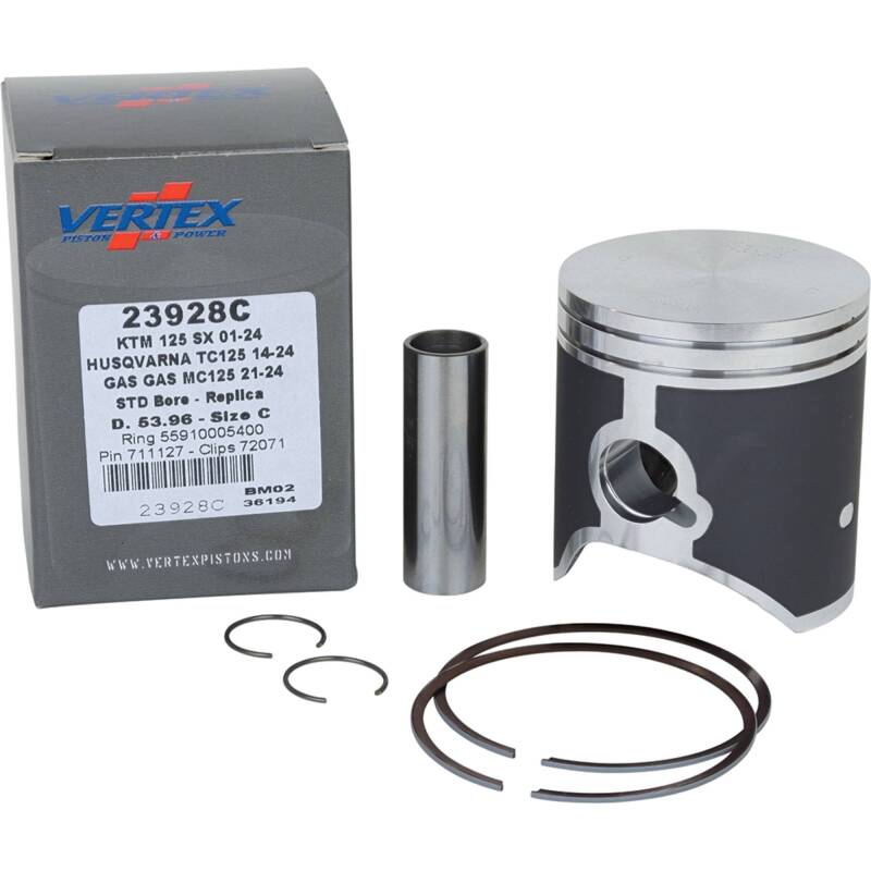 Vertex Piston 01-16 KTM 125 EXC 125cc Cast Replica Piston Kit