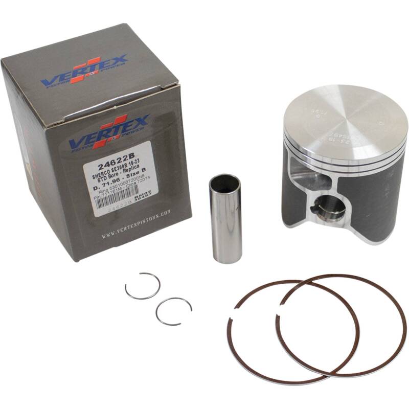 Vertex Piston 16-24 Sherco SE-R 300 300cc Cast Replica Piston Kit