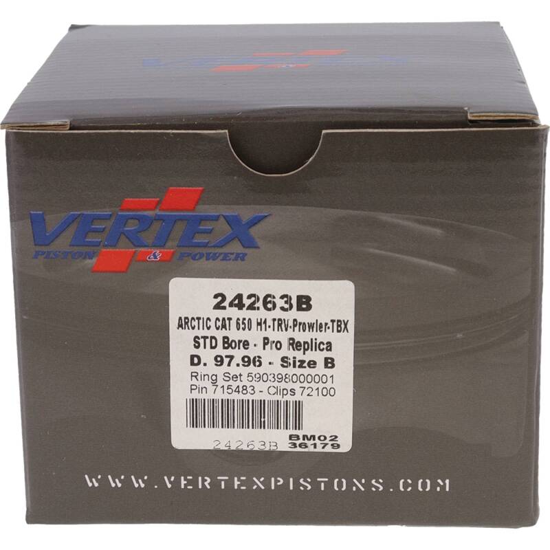 Vertex Piston 05-11 Arctic Cat 650 H1 4x4 650cc Forged Replica Piston Kit