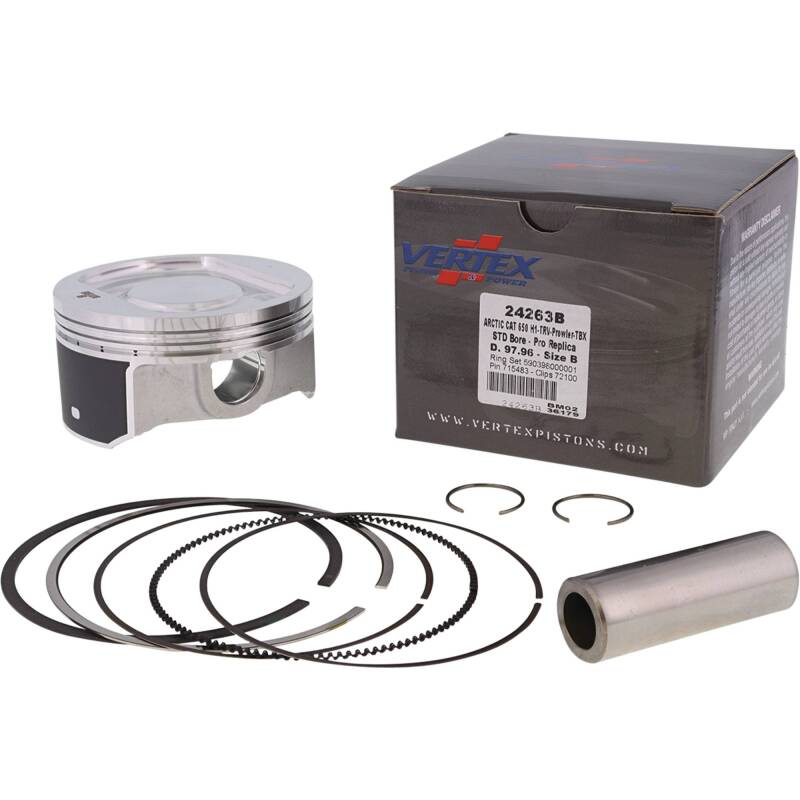 Vertex Piston 05-11 Arctic Cat 650 H1 4x4 650cc Forged Replica Piston Kit