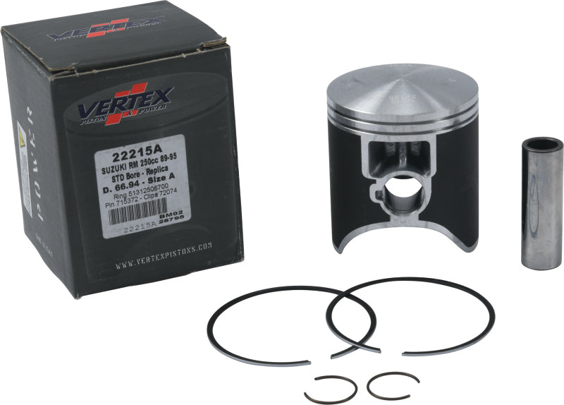 Vertex Piston 89-95 Suzuki RM 250 250cc Cast Replica Piston Kit