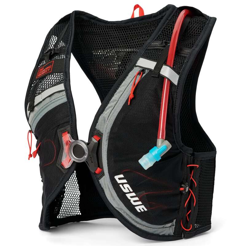 USWE Rush Bike Hydration Vest 8L Black/Grey - Small