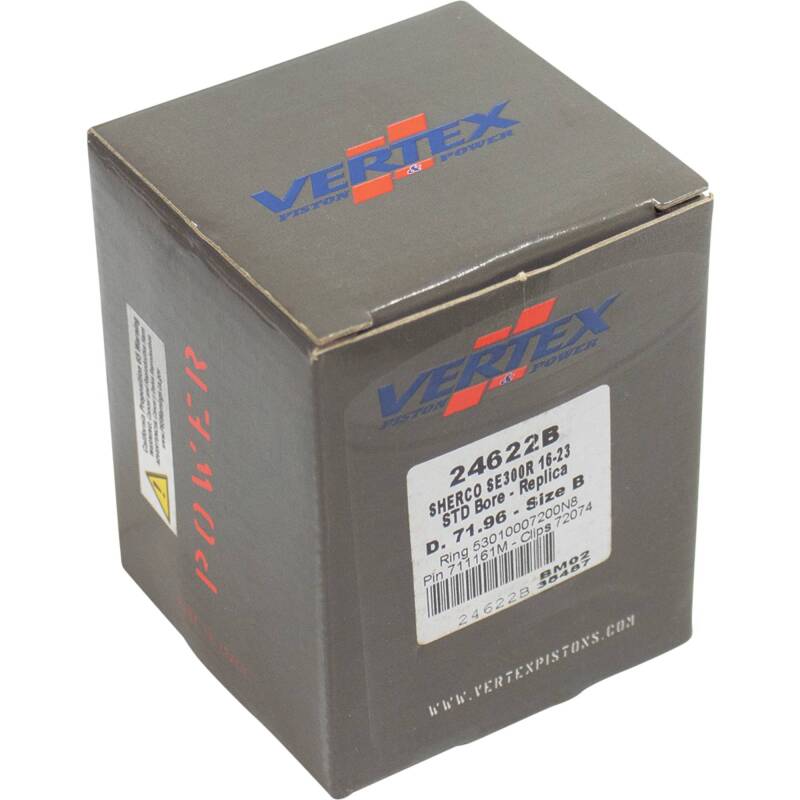 Vertex Piston 16-24 Sherco SE-R 300 300cc Cast Replica Piston Kit