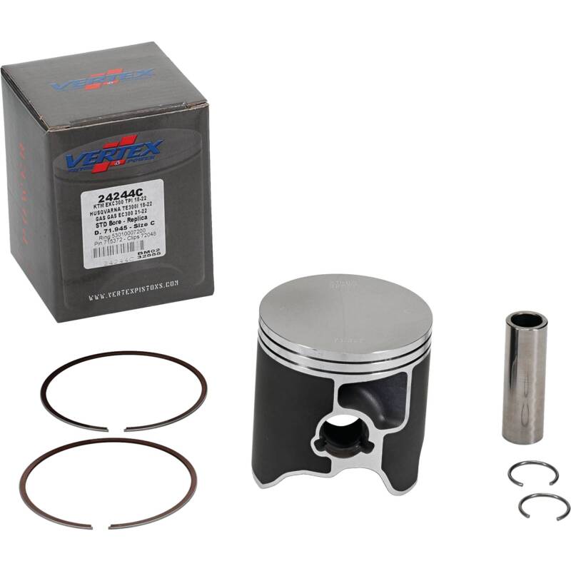 Vertex Piston 2024 KTM 300 EXC 300cc Cast Replica Piston Kit