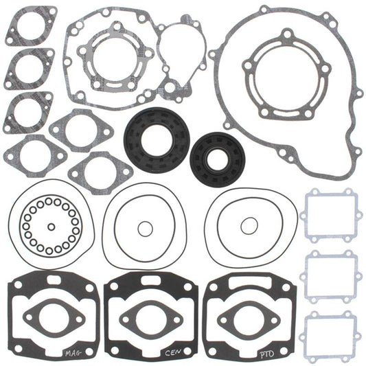 Vertex Gaskets 97-98 Arctic Cat Tigershark 1000 Complete Gasket Kit w/ Oil Seals