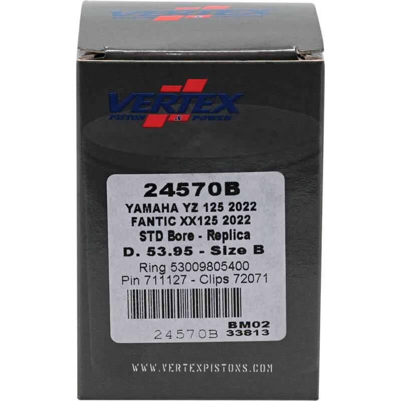 Vertex Piston 2023 Fantic Motor XE 125 125cc Cast Replica Piston Kit