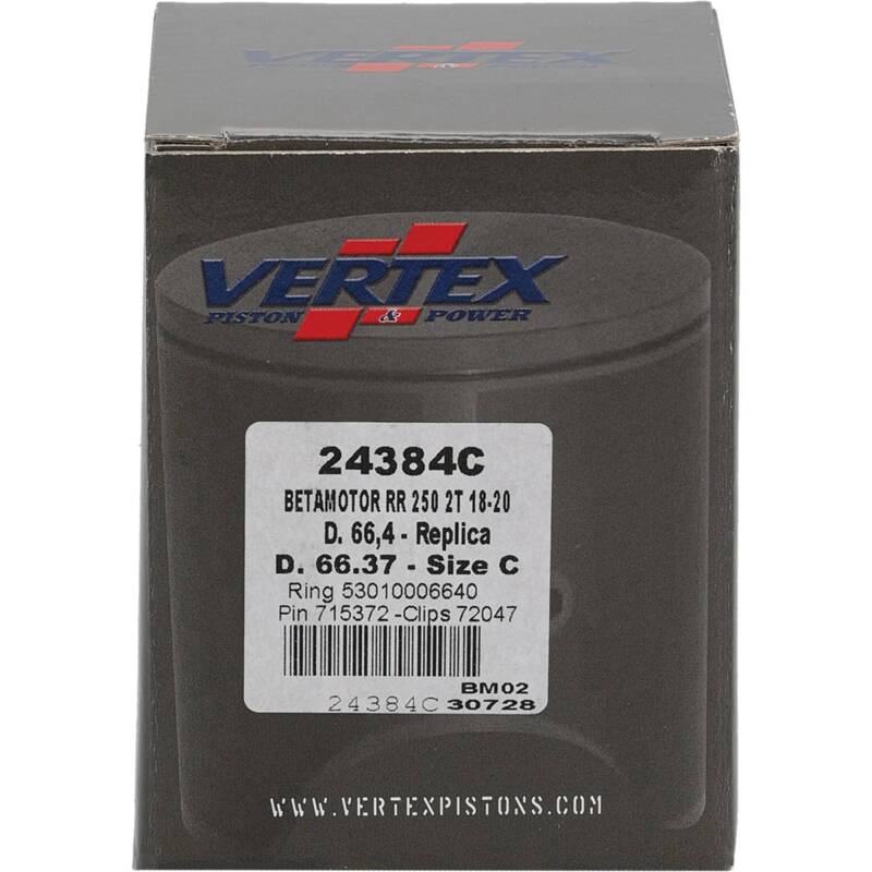 Vertex Piston 18-24 Beta RR 2T 250 250cc Cast Replica Piston Kit